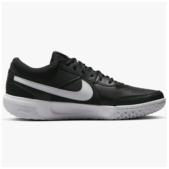 NEW Nike Court Air Zoom Lite 3 Men\'s Tennis Shoes in Black / White Sz. 9 main image 4
